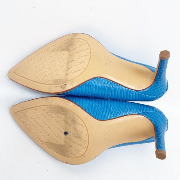 BCBGeneration Women's Harlia Pointed Toe Pump Blue Size 5M - Picture 7 of 10